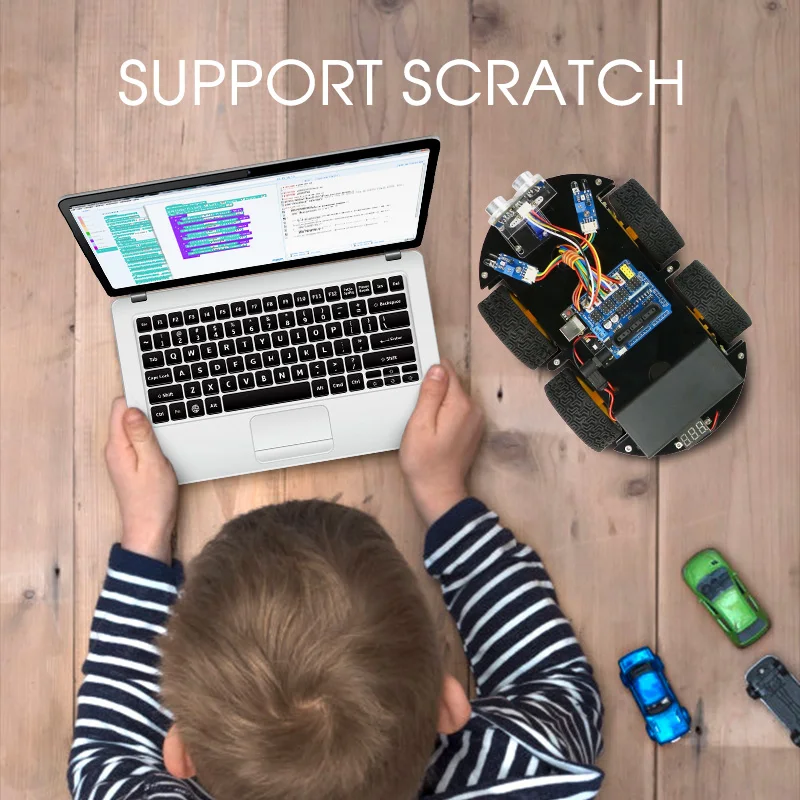 Emakefun для Arduino робот 4WD автомобили приложение RC дистанционное управление Bluetooth