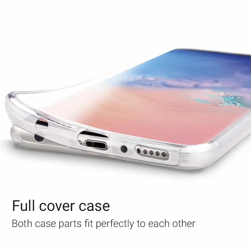 360 полная защита чехол для samsung Galaxy A50 A30 A40 A70 A10 A8 A6 плюс A9 S9 S8 S10 Plus Note 9 8 10 S6 S7 край
