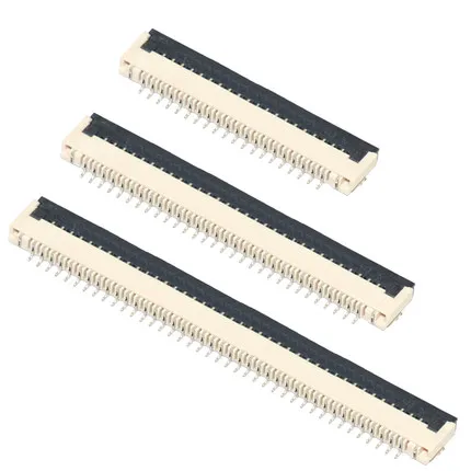 FPC FFC флип-Обложка разъем 1 0 мм плоский кабель PCB разъемы SMT ZIF 4 6 8 10 12 14 15 16 18 20 22 24 26 28