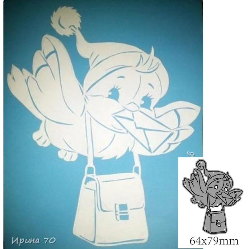 

Металлические штампы для вырезания форма для доставки птиц украшение для скрапбукинга бумаги ремесло Нож Форма лезвие перфоратор трафарет...