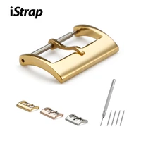 istrap metal watch band buckle 12 14 16 18 20 22 mm men watchband strap silver black stainless steel clasp accessories