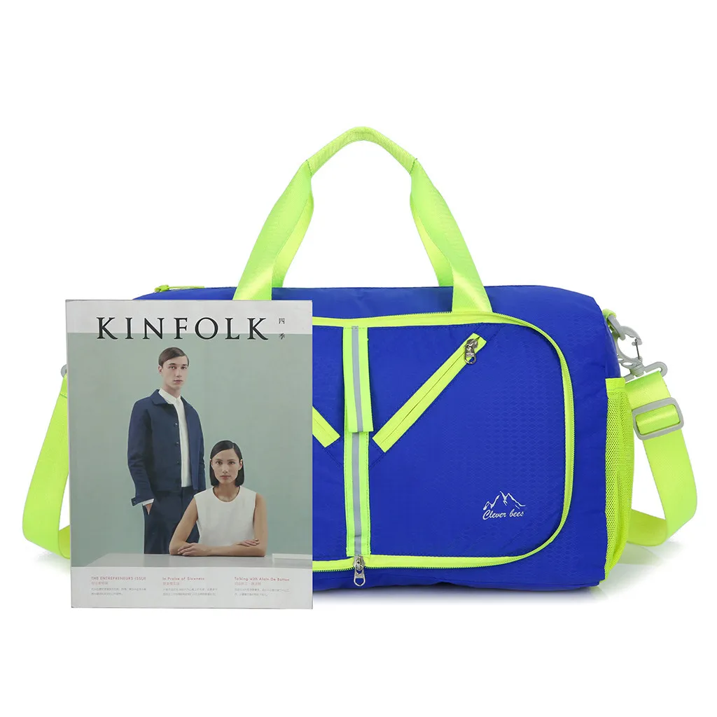 foldable Travel Storage Collapsible Bag Shoulder Portable Outdoor Folding Luggage unisex Large Capacity Soild Handbags | Багаж и сумки