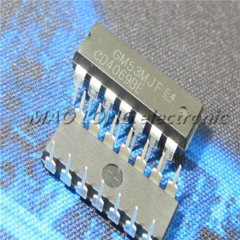 10 шт./лот CD4069UBE DIP14 CD4069U DIP CD4069 DIP-14 CD4069BE новая и оригинальная интегральная схема