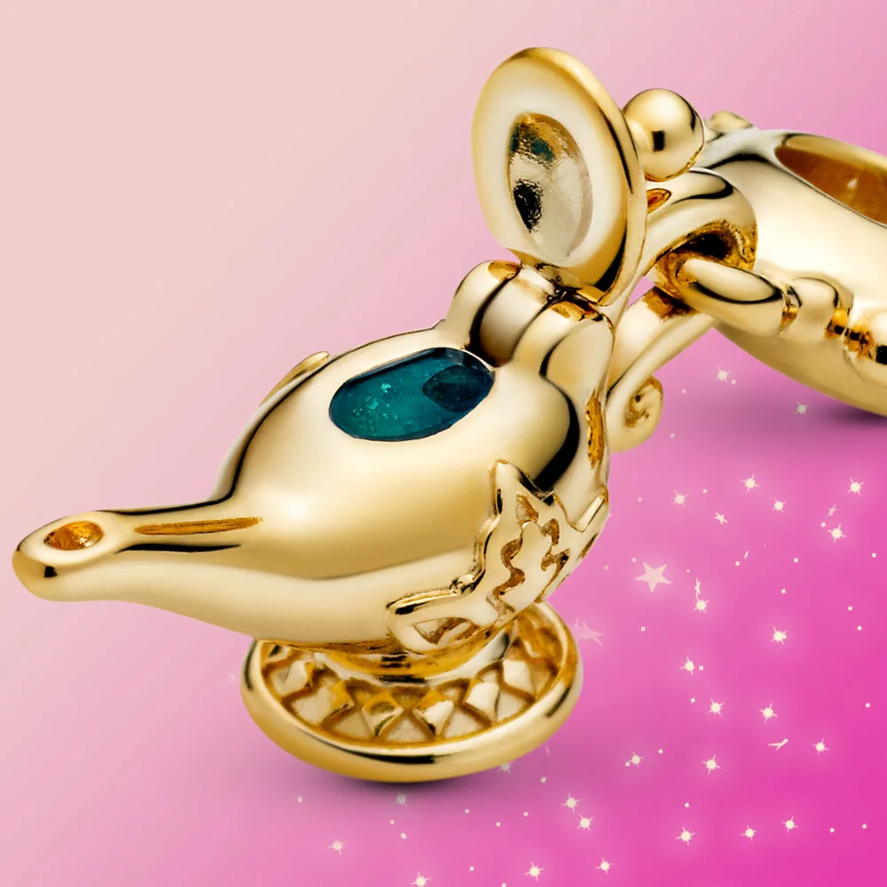 Бусина из серебра 925 пробы Волшебная Лампа Аладдина подвеска золотых бусин