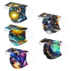 Маска детская одноразовая из нетканого материала с принтом Вселенная, 50 шт.
