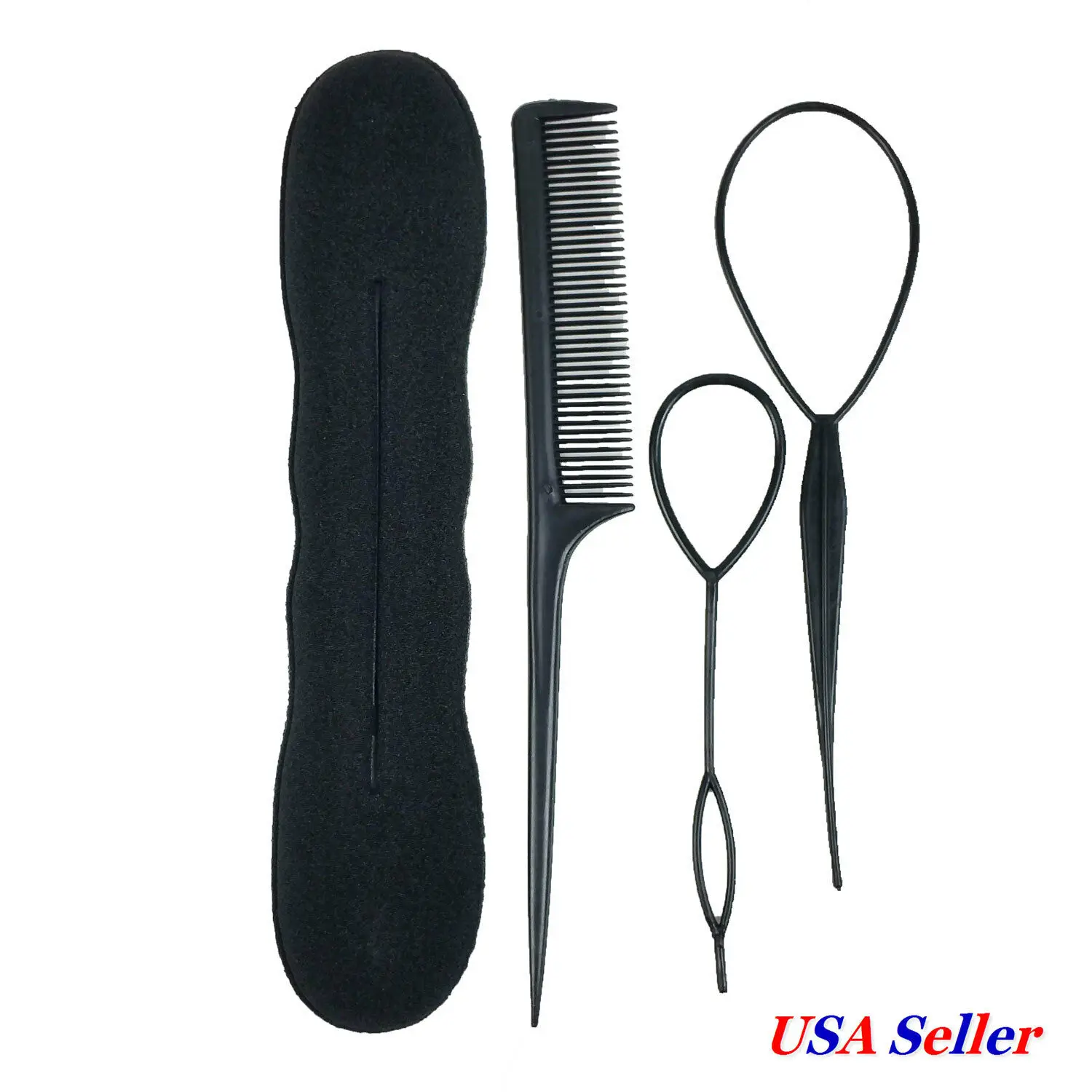 

Hair Styling Tools Bun Maker Topsy Tail Braid Ponytail Maker Comb DIY