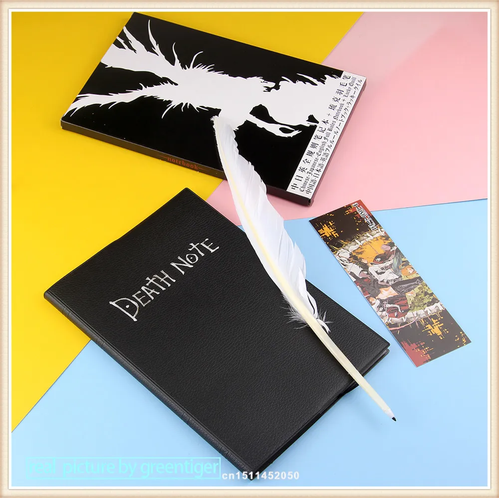 Оригинальный блокнот Death Note для косплея перьевая ручка книга анимации искусство