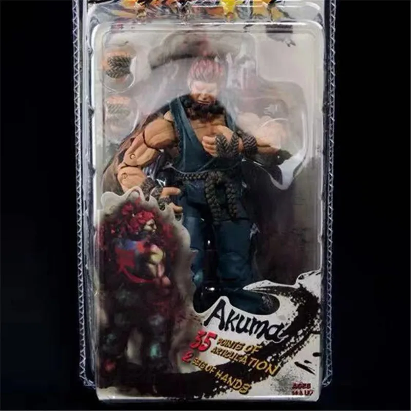 В наличии 18 см NECA Ken chun li Guile Hoshi Ryu Akuma Gouki ПВХ экшн фигурка Коллекционная модель