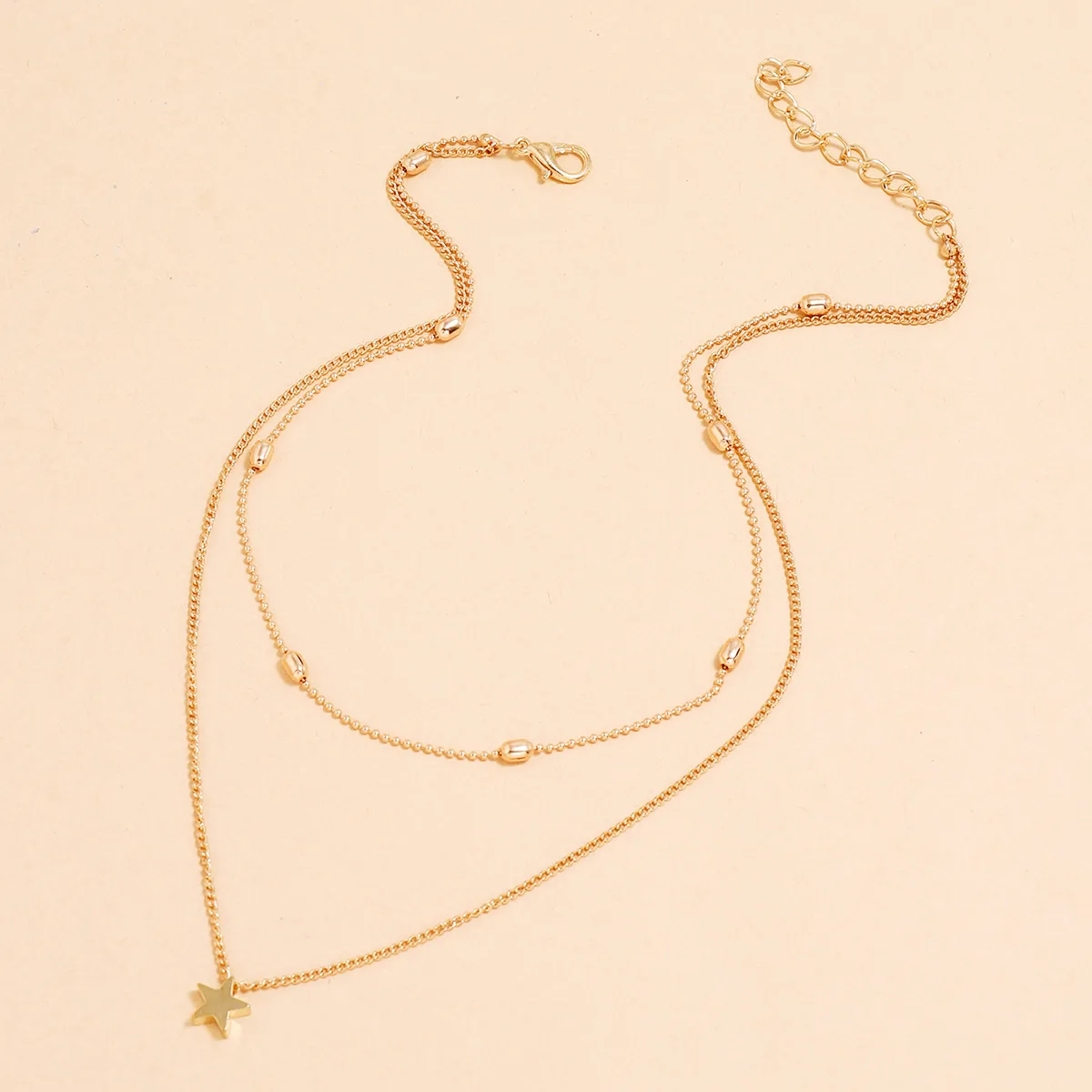 Ожерелье международная торговля Новые товары простая двухслойная Шейная