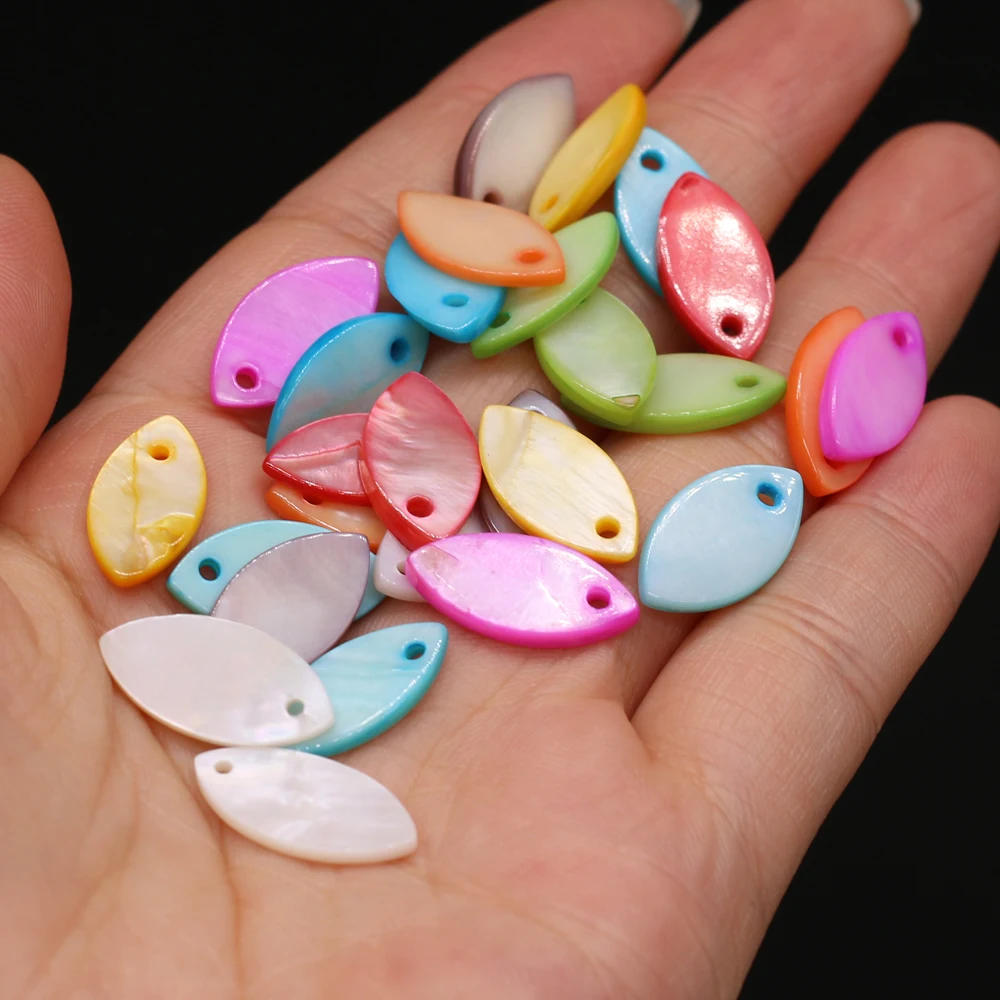 

20pc/lot Natural Pearl Shell Chip Beads Loose Marquise Shell Bead for Jewelry Making Diy Necklace Earrigns Women Gifts