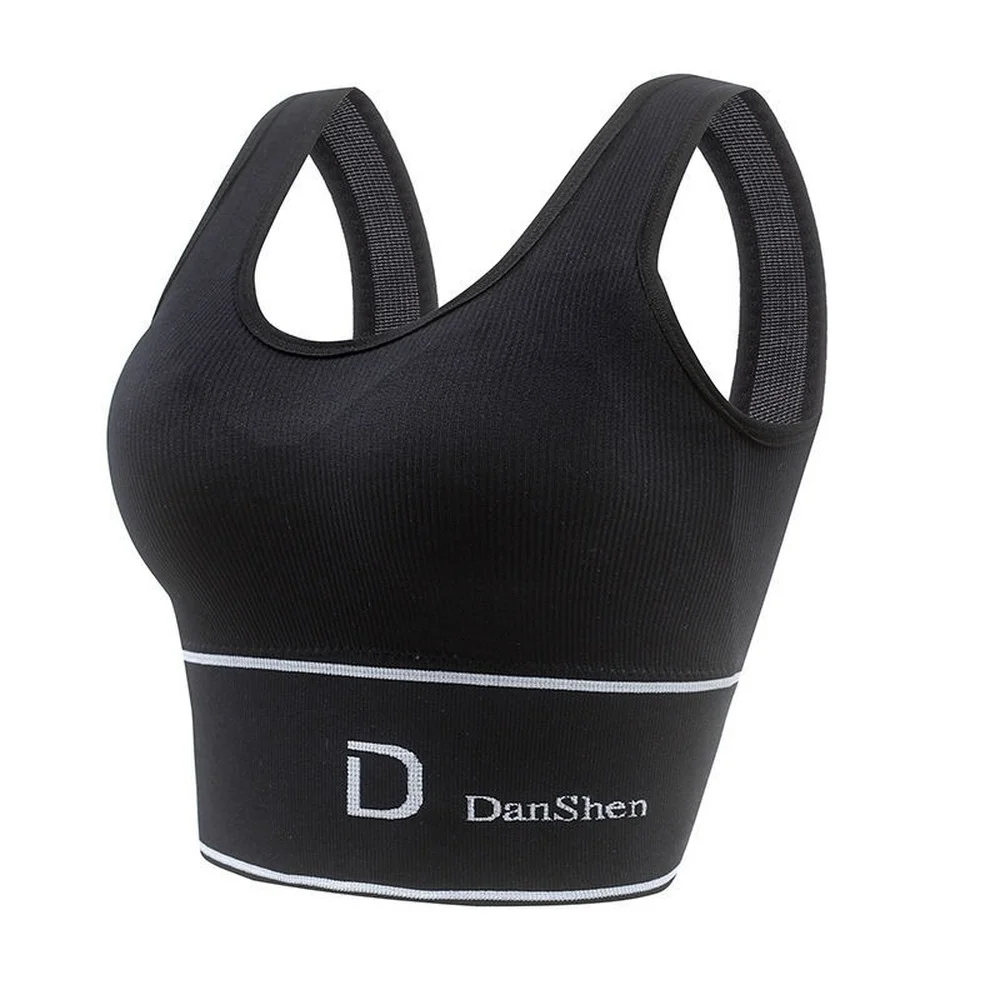 

New sports yoga high elastic big U camisole women's underwear gathered women's bra sports bra women lingerie