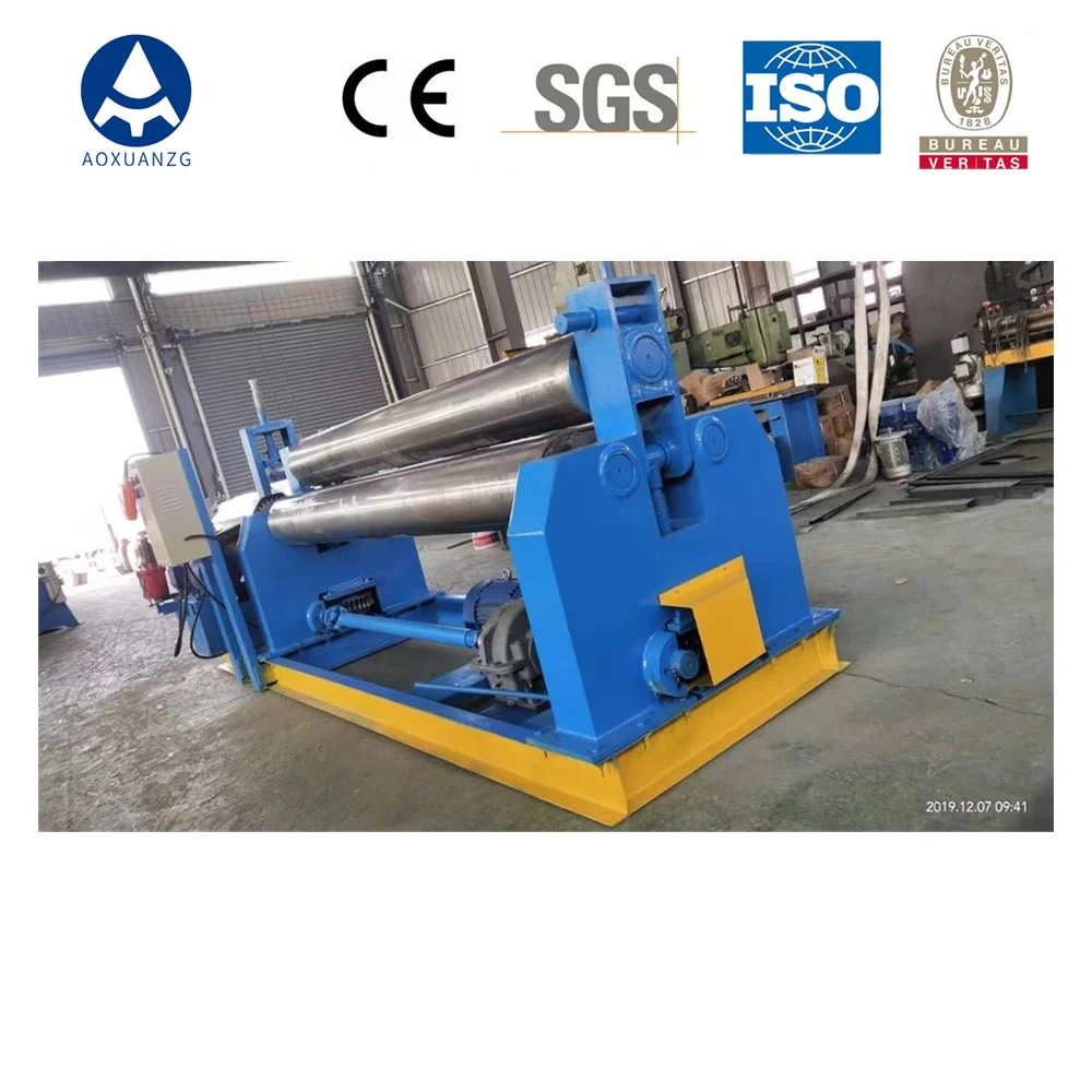 W11-8x2000 Полуавтоматическая электрическая металлическая пластина 3 ролика