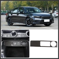 for honda civic 2022 car styling soft carbon fiber usb charging switch sticker car interior modification accessories