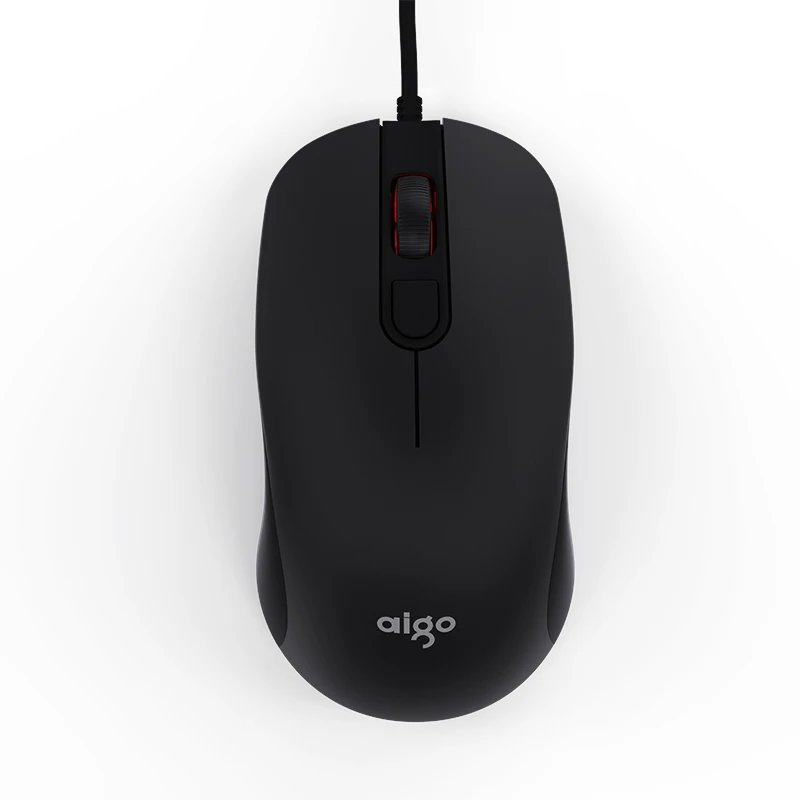 Aigo 4D USB мышь Проводная игровая Бесшумная оптическая 2400 DPI компьютерная совместима