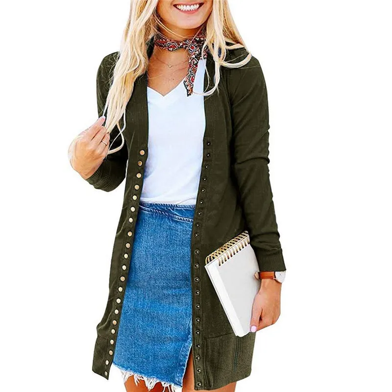 Женский длинный кардиган в рубчик Бордовый или синий однотонный на пуговицах с