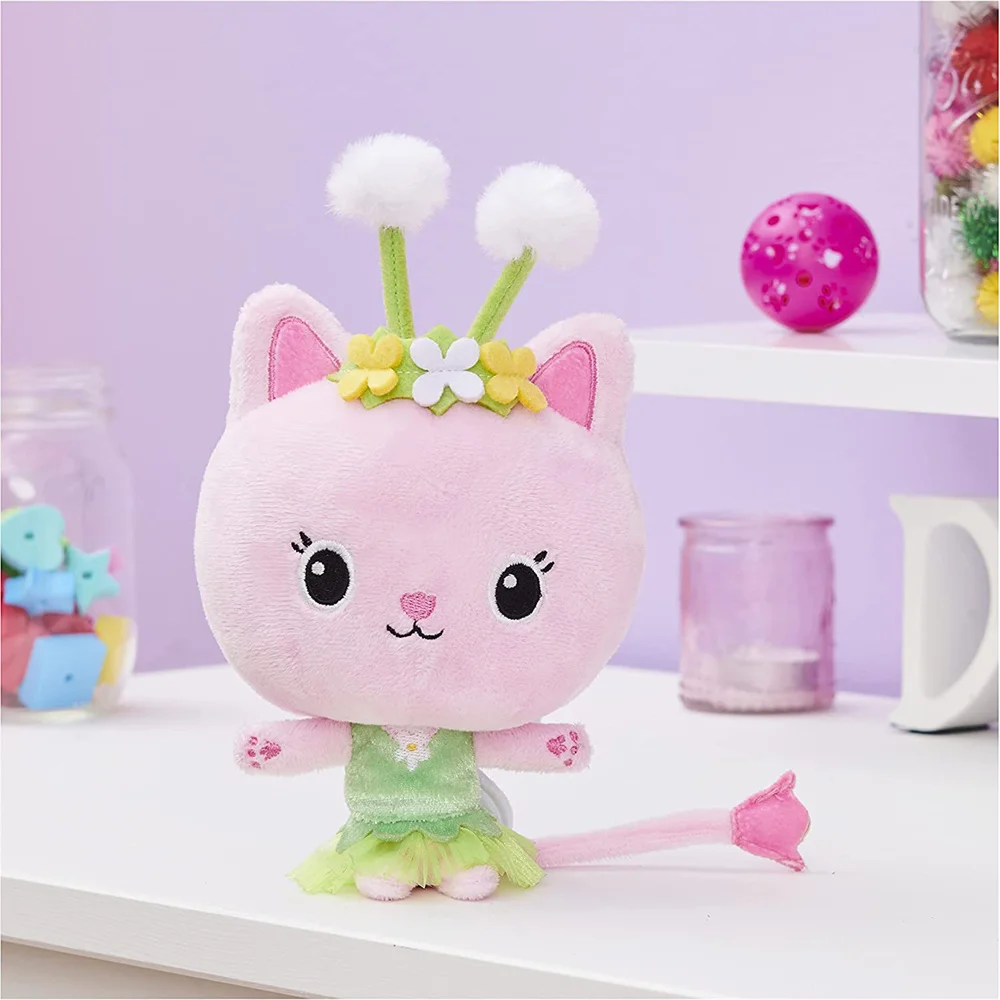Casa de mu&ntilde;ecas de peluche de Gabby para ni&ntilde;os, juguete de Mercat, sirena, Pandy Paw, Cakey, gatito, Hada, gato, peluche, regalo, 2 unids/lote-1
