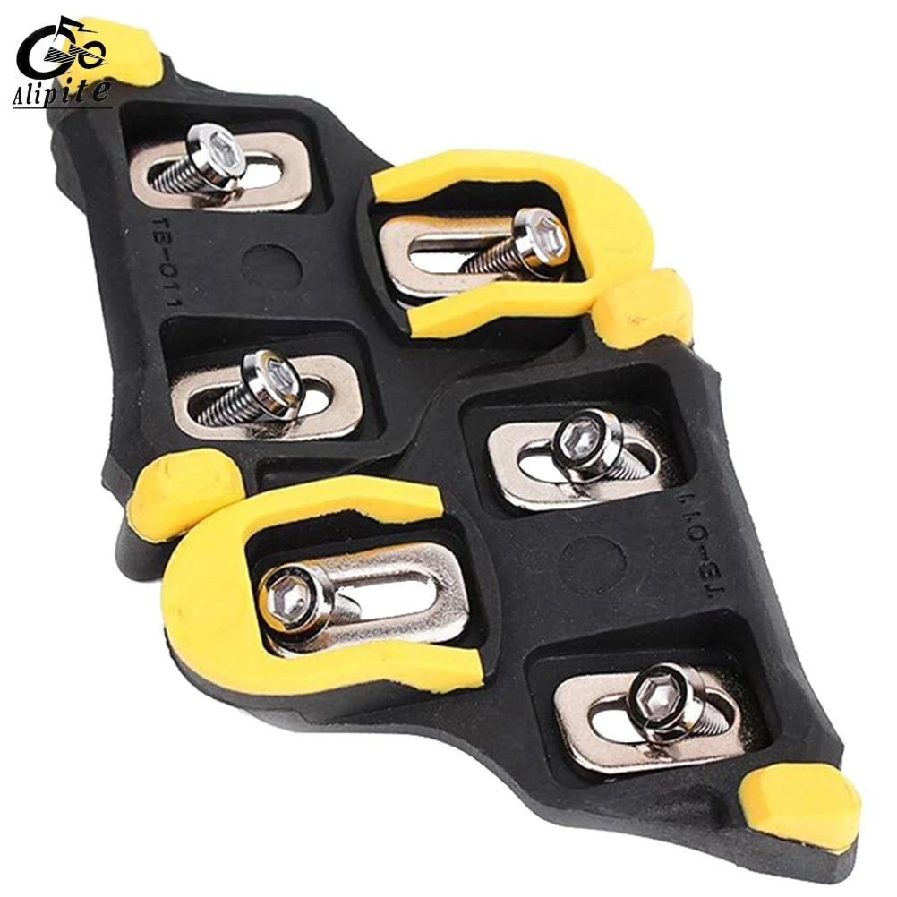 

2pcs Bicycle Bike Pedal Road Mountain Bike Bearing Pedals Cleats Set Yellow For Shimano SM-SH11 SPD-SL Bike Accessories
