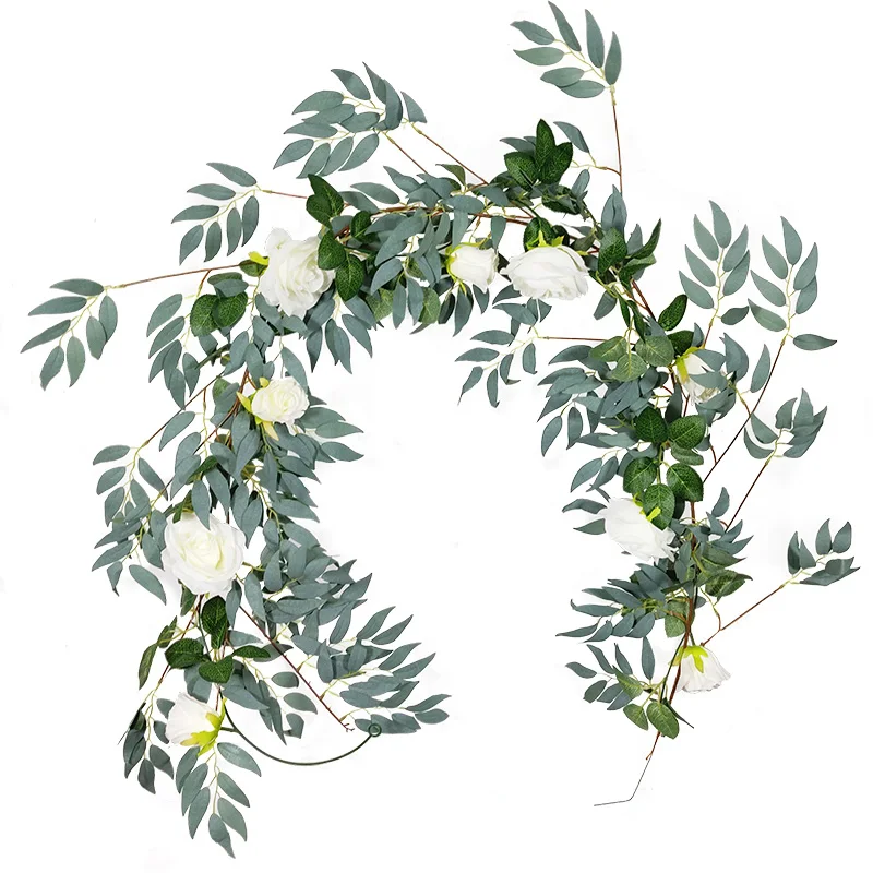 

Lot Backdrop Artificial Flower Bouquet Green High Quailty Wedding Quality Autumn Kunstbloemen Artificial Decorations BY50FZ