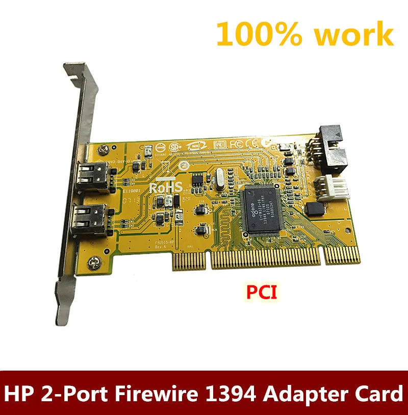 

For HP Dual Port Firewire IEEE-1394 Video Capture Card Model AFW-2100 HP 1394 PCI Card 441448-001 354614-006