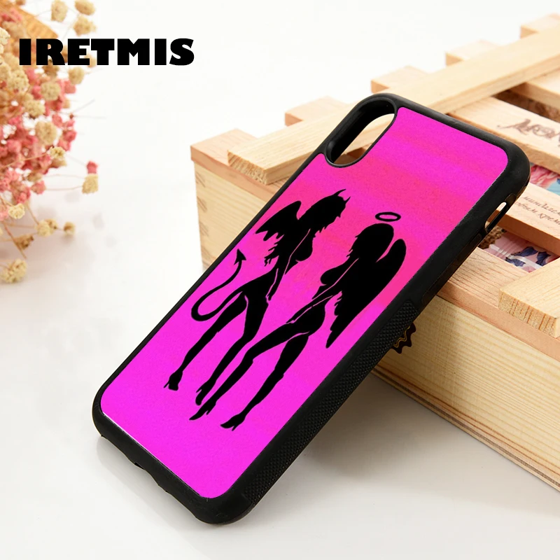 Iretmis 5 5S SE 6 6S Мягкий ТПУ силиконовый резиновый чехол для телефона iPhone 7 8 plus X Xs 11 Pro Max