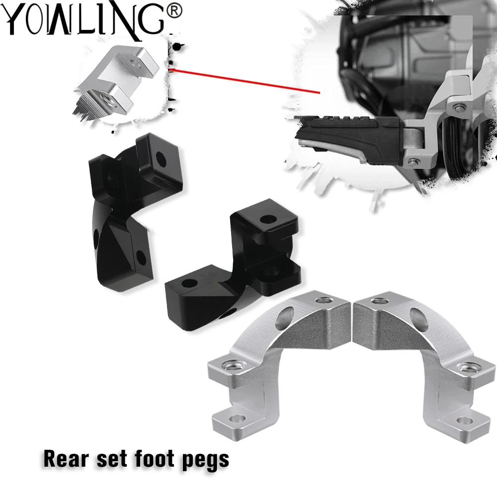 Подножка для пассажиров задняя BMW R1200GS R1250GS ADV R 1200 1250 GS LC Adventure S1000XR комплект