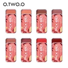 O.TW O.O 8 шт.компл. Набор Палитр Для макияжа 3 в 1 многофункциональные водостойкие натуральные Румяна Тени для век Губная помада Палитра для губ