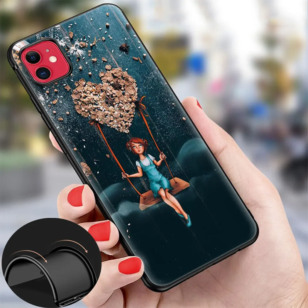 Мягкий силиконовый чехол с изображением десерта кофе для iPhone 11 Pro Max 6 7 8 Plus 5 5S 6S X XR