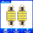 Spanife светодиодная гирлянда 31 мм 36 мм 41 мм лампы 3014 28SMD гирлянда для чтения Автомобильная Внутренняя купольная лампа для автомобиля двери багажника 6000k