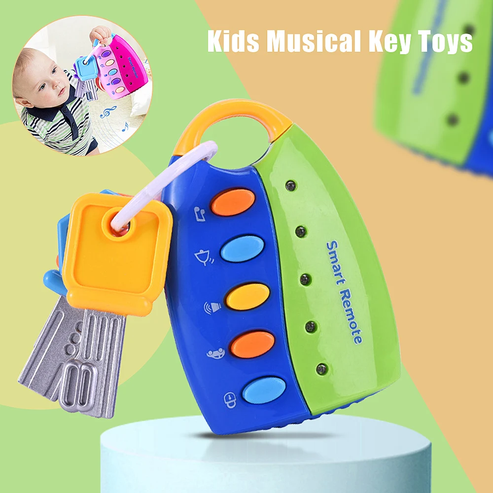 Детская игрушка музыкальный Автомобильный ключ вокальный умный пульт