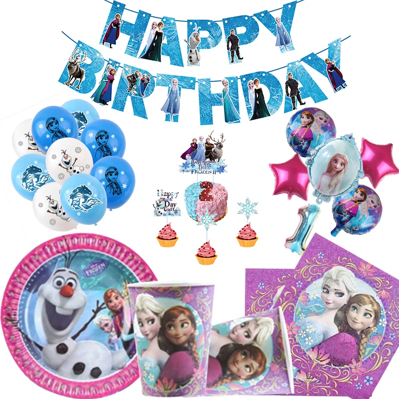 Холодное сердце Эльза Анна принцесса день рождения фотосессия одноразовая