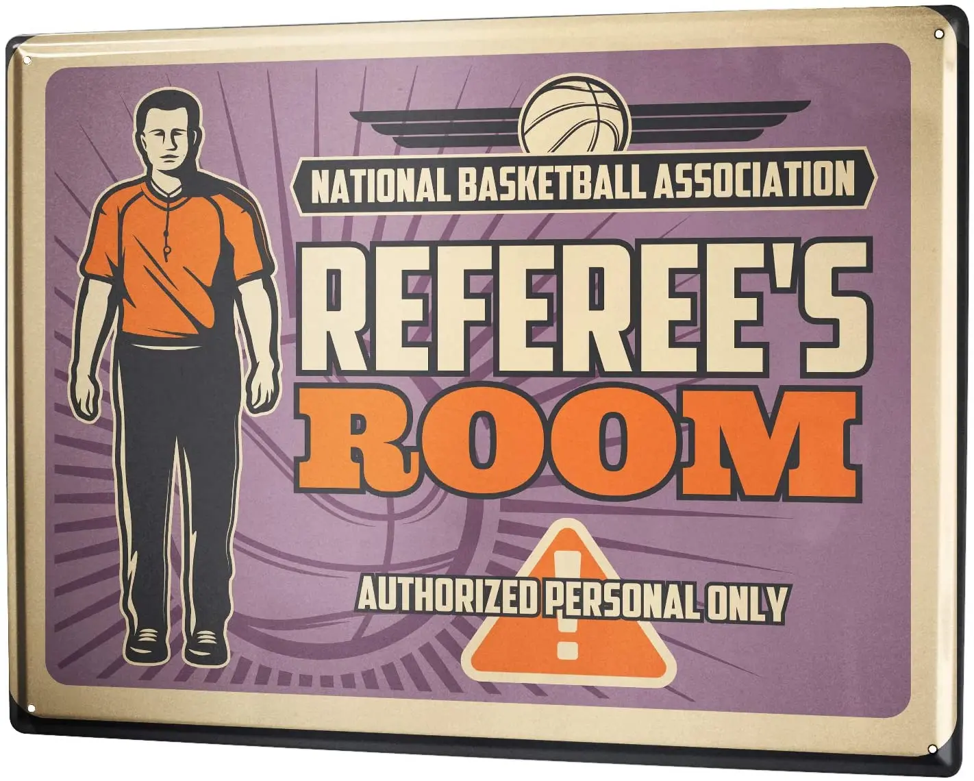 

С 2004 листовой металлический знак Sport баскетбольный судья