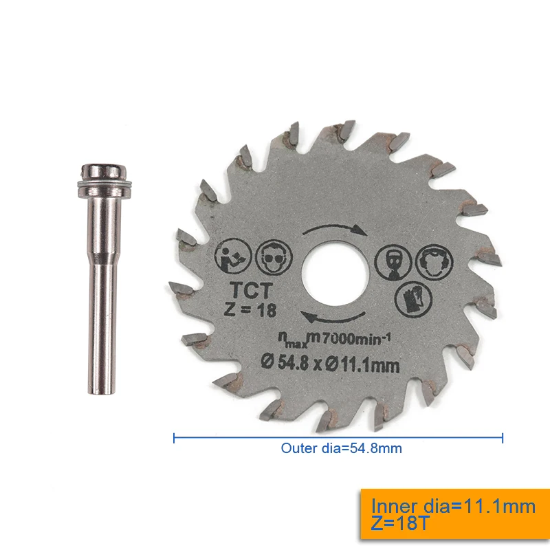 

HSS Circular Saw Blade Wood High Quality Cutting Disc For Rotary Tool W/ Shank