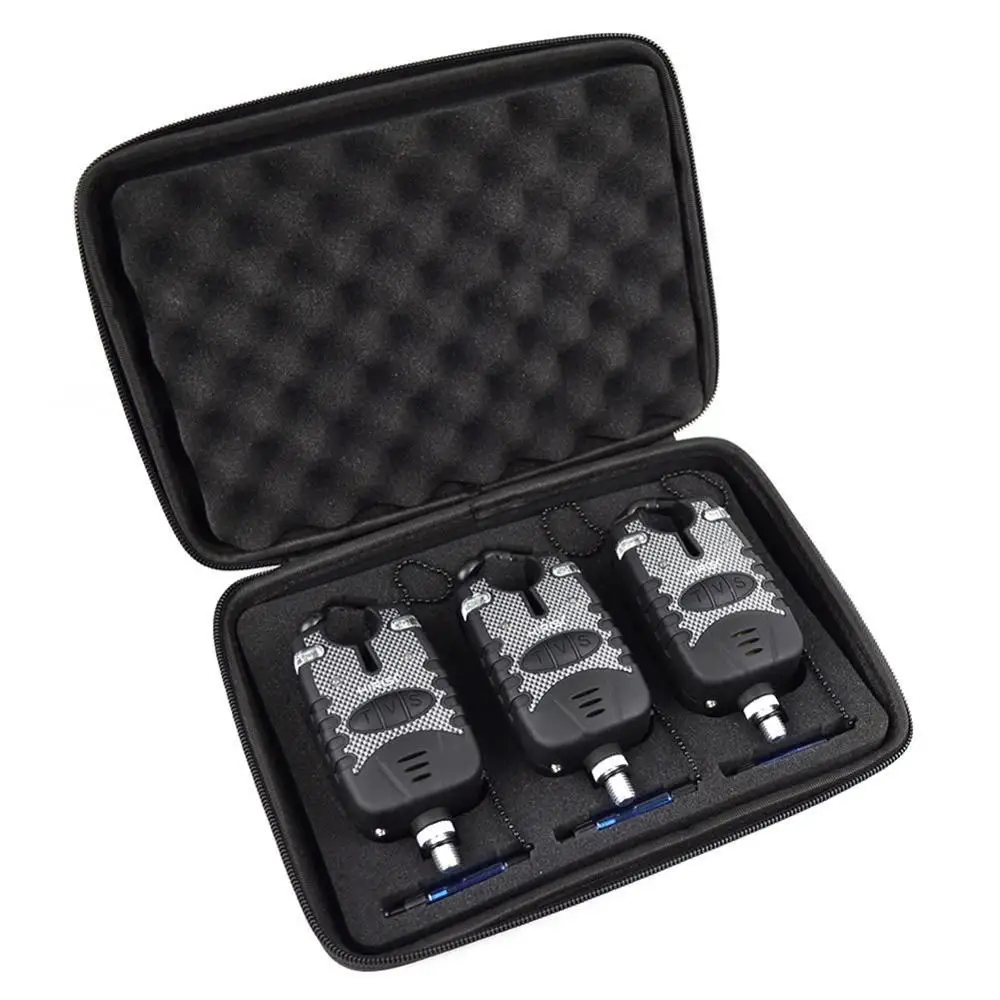 

Сигнализатор поклевки и свингеры для ловли карпа, водонепроницаемая синяя светодиодная подсветка, 3 шт.