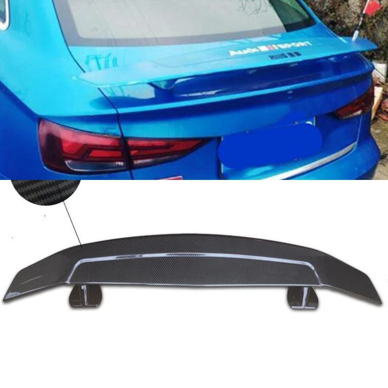 

Спойлер CEYUSOT для GT Style, крыло, новый, Audi A3 S3, материал ABS, багажник автомобиля, задняя губа, хвост, аксессуары-плавники, черный S3, спойлер 2014 +