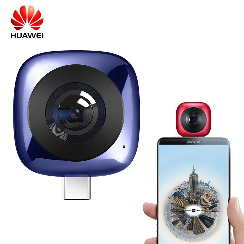 Huawei 360 панорамная видеокамера Type c Android 3D живое движение Широкоугольный объектив HD