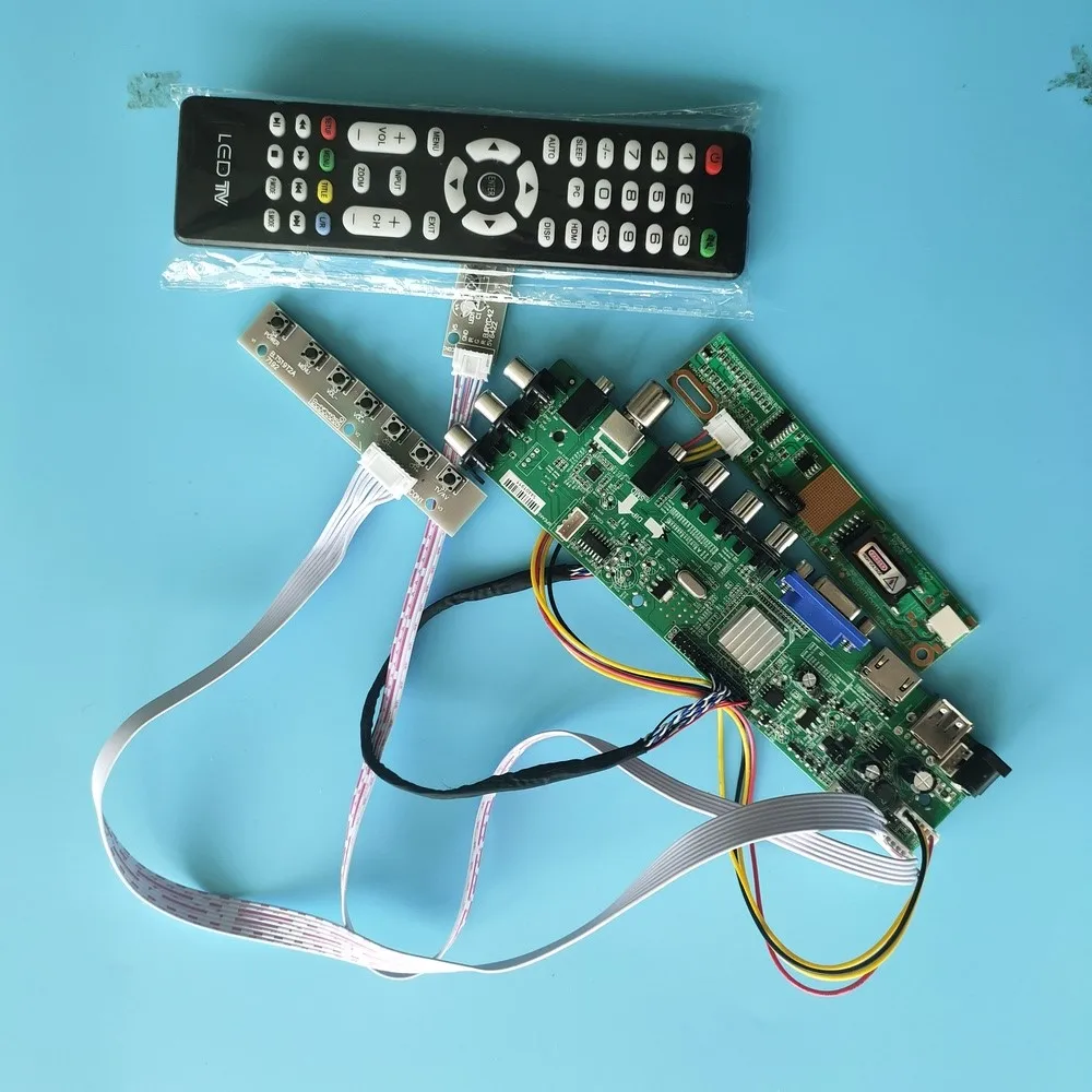 Набор для планшетов управления DVB T TV VGA USB 1280X800 цифровая панель HDMI 30pin 1 CCFL