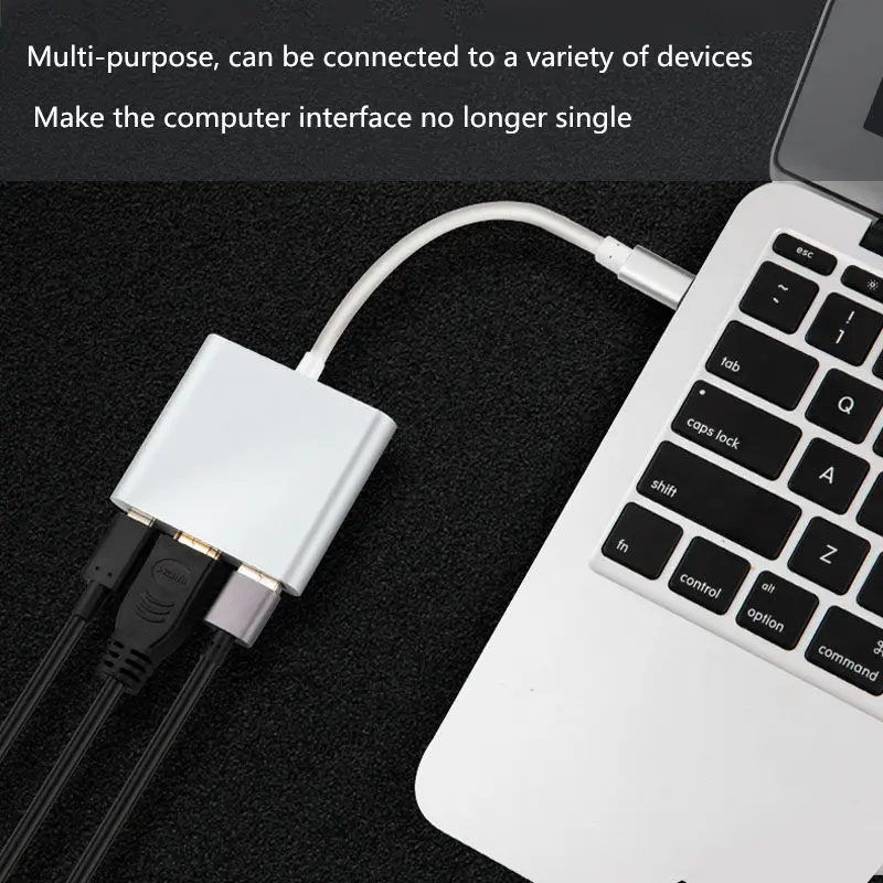 Высокоскоростное зарядное устройство с 3 usb-портами для USB3.0 4K HDMI USB-C OTG адаптер для порт зарядки Micro USB для смартфонов Apple Macbook Планшетные ПК ноутбука, настольного компьютера, аксессуары