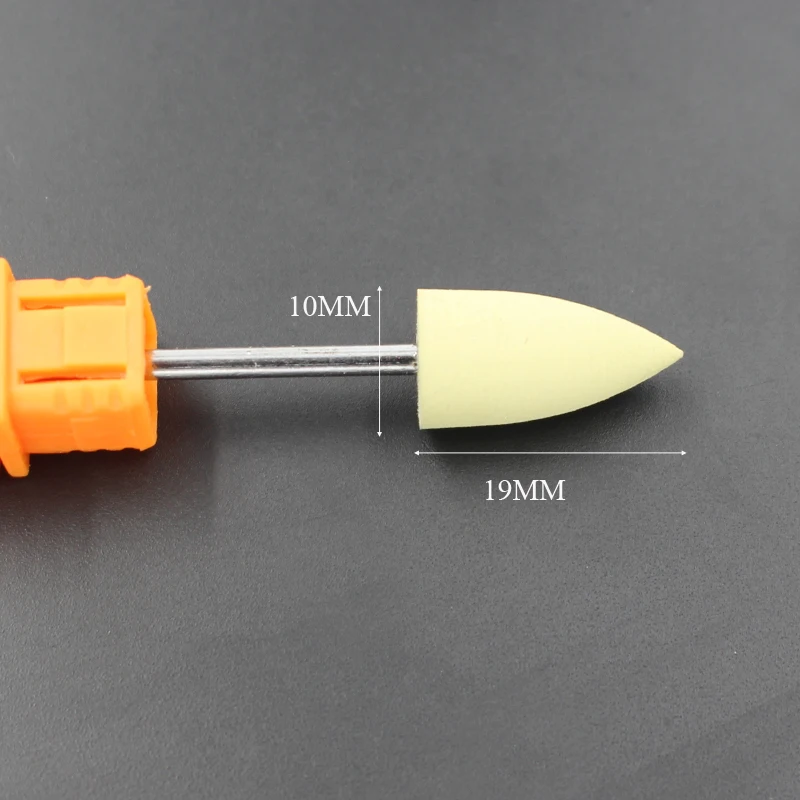 Резиновая силиконовая карбидная куспидальная головка ASWEINA диаметром 10 мм Гибкая