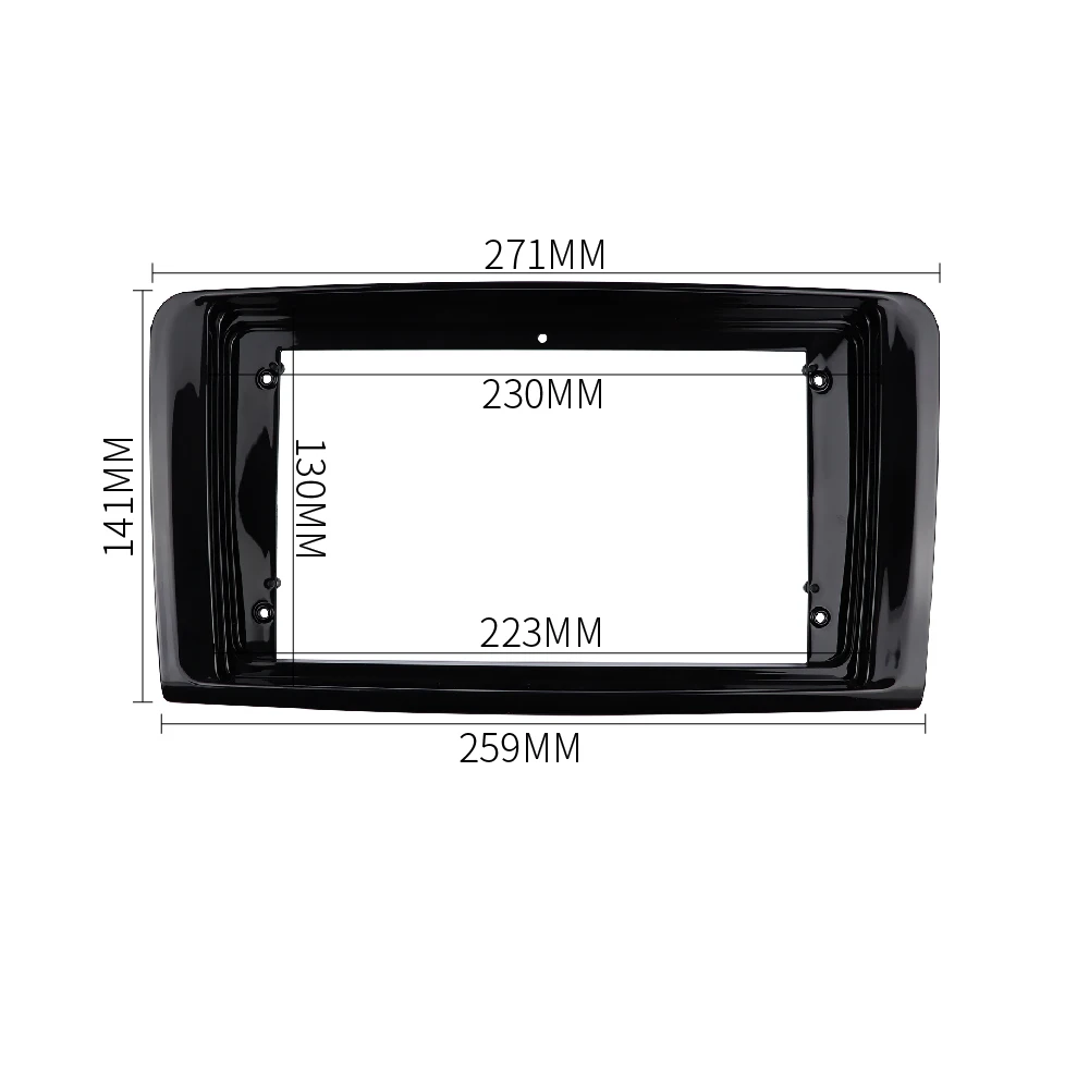 Автомагнитола облицовка подходит для Mercedes-BENZ ML (W164) 2006-2010 9 дюймовая панель