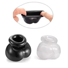 Женское кольцо для пениса, Мягкий рукав для мошонки, мяч, Растяжитель, Пояс верности, женская секс-игрушка для мужчин