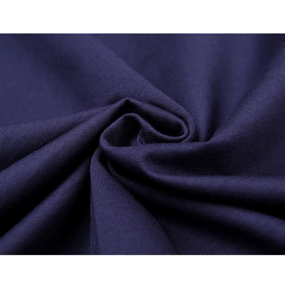 Мужская футболка из мерсеризованного хлопка черная однотонная Повседневная