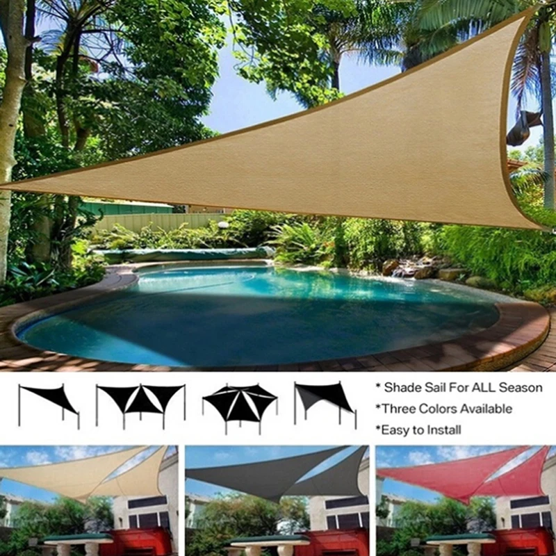 Солнцезащитный тент водонепроницаемый сверхлегкий УФ навес для сада уличный