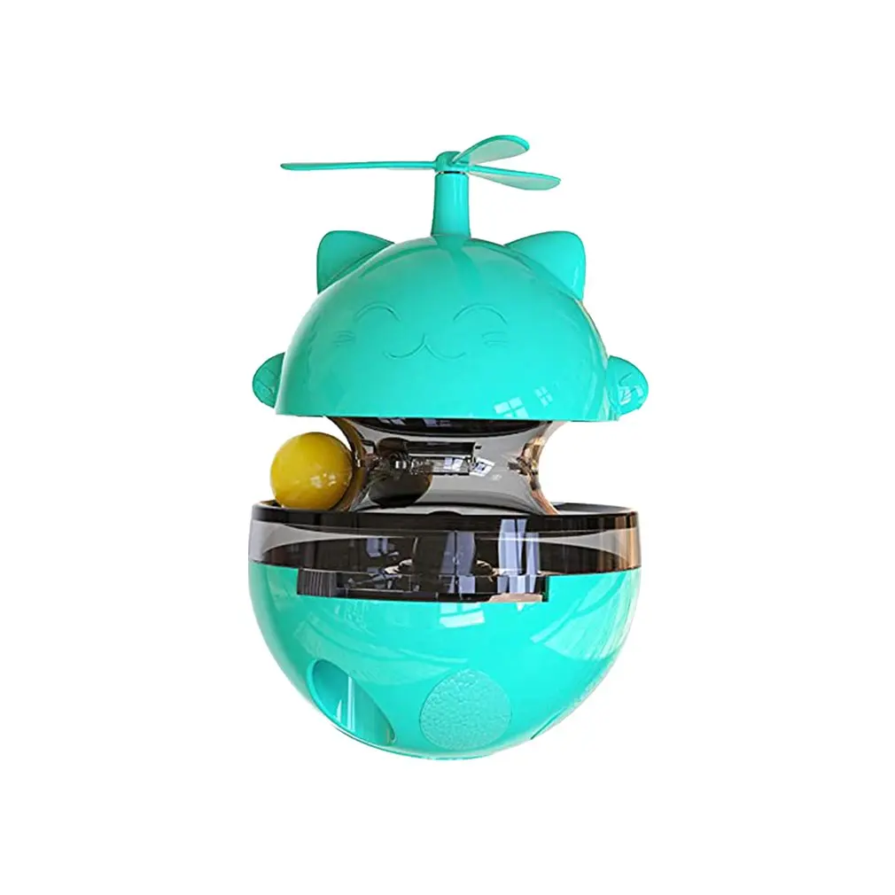 

Cat Toy Adjustable Food Dispensing Cat Puzzle Toy Cat Toy Pet Toy Pet Product Tumbler Toy With Windmill Propeller