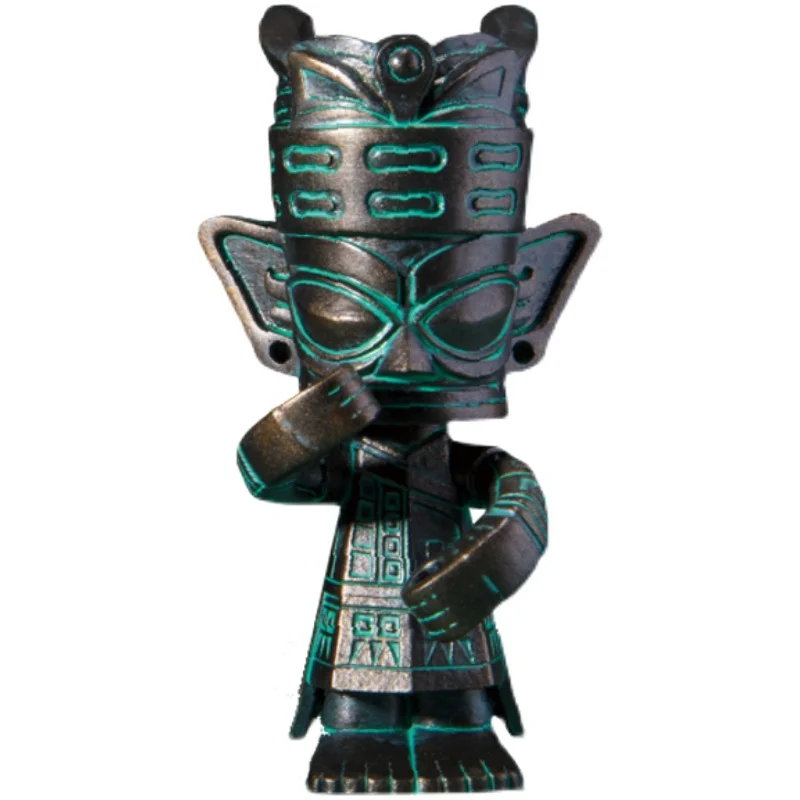 

Blind box toy original Sanxingdui blessing priest figure 7 style random kawaii surprise model guess doll 6 pieces/set gift box
