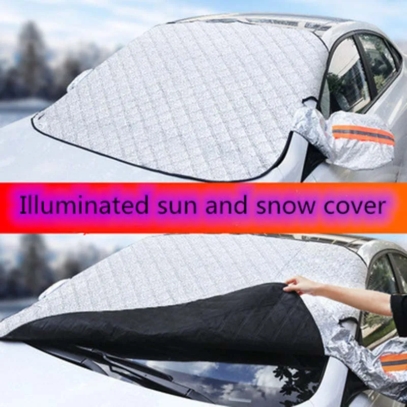 

Automobile Magnetic Front Windshield Cover Anti-Frost And Anti-Freeze Winter Sun-Shading And Sun-Proof Heat Shield