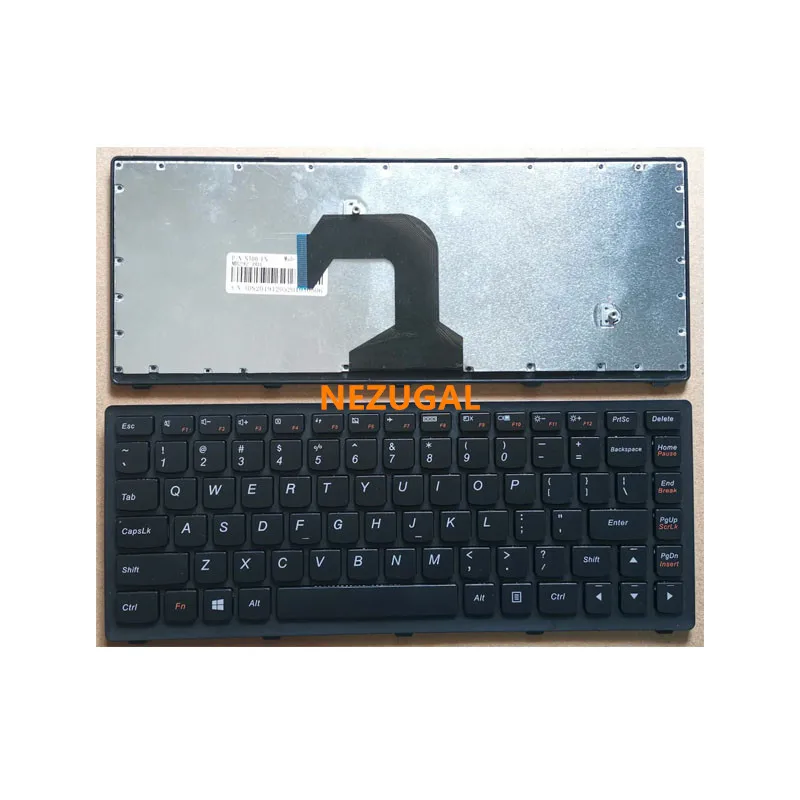 Новый Для Lenovo Ideapad S300 S400 S405 S400T S400u M30 70 US клавиатура ноутбука черного белого и