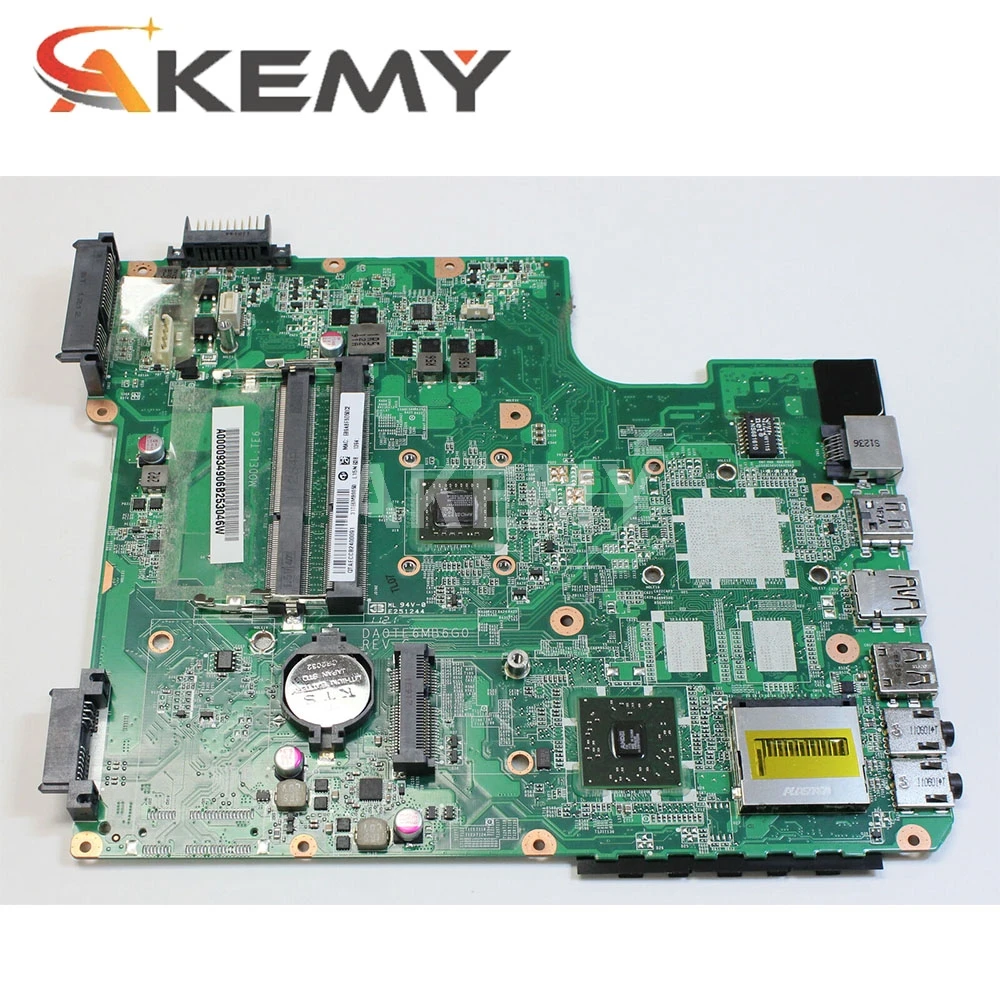 

SAMXINNO DA0TE6MB6G0 REV G A000093580 For Toshiba Satellite L745 L745D laptop motherboard AMD CPU onboard DDR3