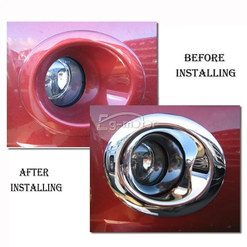 Парные Хромированные Кольца для противотумансветильник р подходят Land Rover Freelander 2