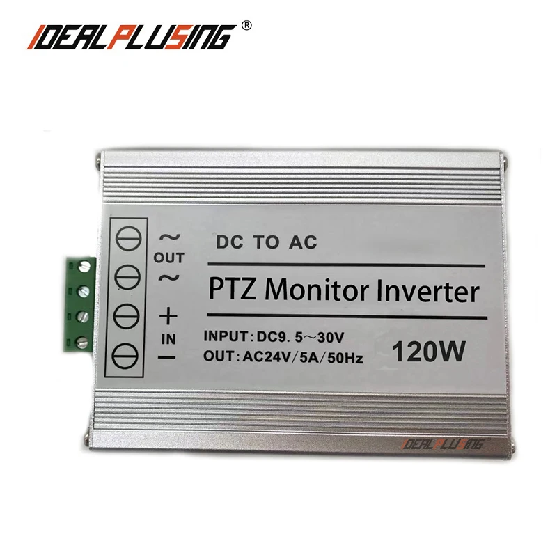 

PTZ MONITOR INVERTER DC24V to AC24V low voltage inverter 120W DC to AC Modified wave inverter power supply