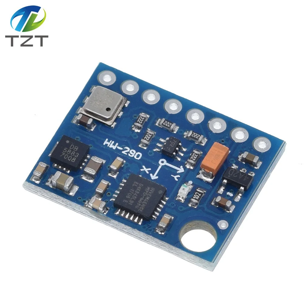 GY-87 I2C/IIC 10DOF MPU6050 HMC5883L BMP180 модуль сенсорной платы GY87 для Arduino 5 в встроенные фильтры